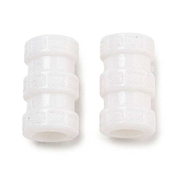 PandaHall Opaque Acrylic European Beads, Large Hole Beads, Column, White, 18x10mm, Hole: 6.5mm, about 630pcs/500g Acrylic Column White
PandaHall Opaque Acrylic European Beads, Large Hole Beads, Column, White, 18x10mm, Hole: 6.5mm, about 630pcs/500g Acrylic Column White
