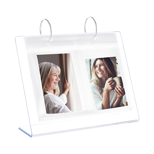 PandaHall BENECREAT 4" Acrylic Album Transparent Vertical Flip Album Small Family Table Flip Album 17 Pages for 68 Pictures Framed Desktop..., Clear
PandaHall BENECREAT 4" Acrylic Album Transparent Vertical Flip Album Small Family Table Flip Album 17 Pages for 68 Pictures Framed Desktop..., Clear