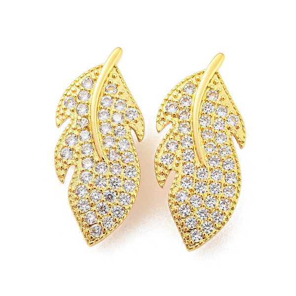 PandaHall Rack Plating Brass Pave Clear Cubic Zirconia Twister Clasps, Long-Lasting Plated, Cadmium Free & Lead Free, Feather, Real 18K Gold...
PandaHall Rack Plating Brass Pave Clear Cubic Zirconia Twister Clasps, Long-Lasting Plated, Cadmium Free & Lead Free, Feather, Real 18K Gold...