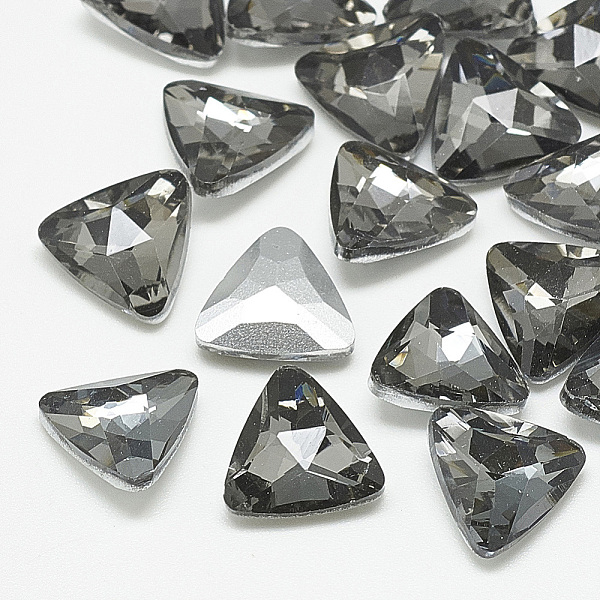 PandaHall Pointed Back Glass Rhinestone Cabochons, Back Plated, Faceted, Triangle, Black Diamond, 9.5x10x4mm Glass Rhinestone Triangle Black
PandaHall Pointed Back Glass Rhinestone Cabochons, Back Plated, Faceted, Triangle, Black Diamond, 9.5x10x4mm Glass Rhinestone Triangle Black