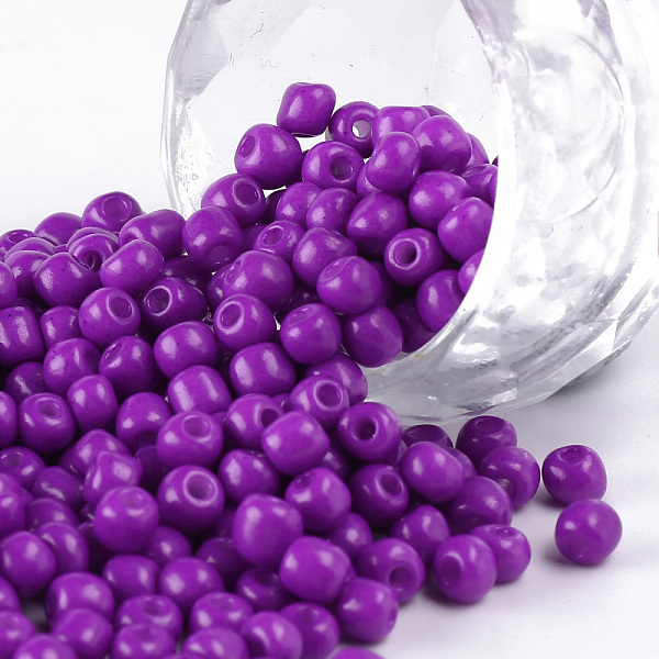 PandaHall Baking Paint Glass Seed Beads, Medium Orchid, 6/0, 4~5x3~4mm, Hole: 1~2mm, about 500pcs/50g, 50g/bag, 18bags/2pounds Glass
PandaHall Baking Paint Glass Seed Beads, Medium Orchid, 6/0, 4~5x3~4mm, Hole: 1~2mm, about 500pcs/50g, 50g/bag, 18bags/2pounds Glass