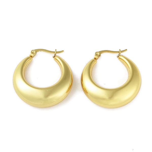 PandaHall Ion Plating(IP) 304 Stainless Steel Hoop Earrings for Women, Ring, Real 18K Gold Plated, 30x10mm 304 Stainless Steel Ring
PandaHall Ion Plating(IP) 304 Stainless Steel Hoop Earrings for Women, Ring, Real 18K Gold Plated, 30x10mm 304 Stainless Steel Ring