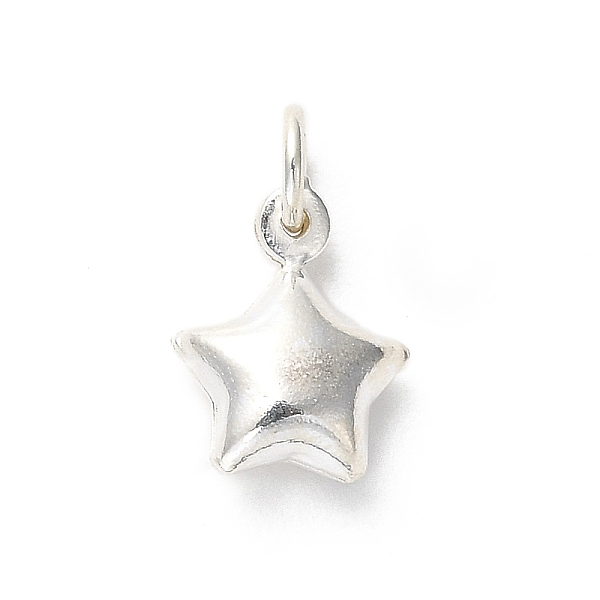 PandaHall 925 Sterling Silver Pendants, Star Charms with Jump Rings, Silver, 11x9x5mm, Hole: 3mm Sterling Silver Star
PandaHall 925 Sterling Silver Pendants, Star Charms with Jump Rings, Silver, 11x9x5mm, Hole: 3mm Sterling Silver Star