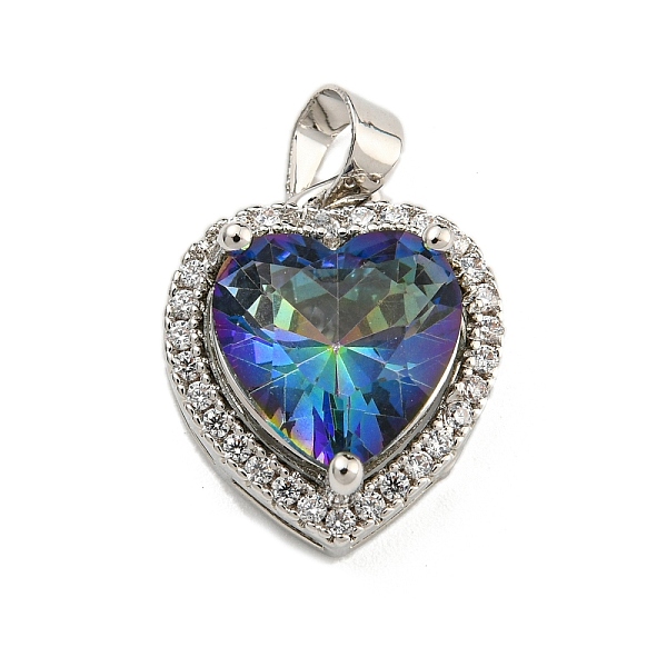 PandaHall Rack Plating Brass Micro Pave Cubic Zirconia Pendants, Heart, Colorful, 16.5x13.5x7mm, Hole: 4x3.5mm Brass+Cubic Zirconia Heart
PandaHall Rack Plating Brass Micro Pave Cubic Zirconia Pendants, Heart, Colorful, 16.5x13.5x7mm, Hole: 4x3.5mm Brass+Cubic Zirconia Heart