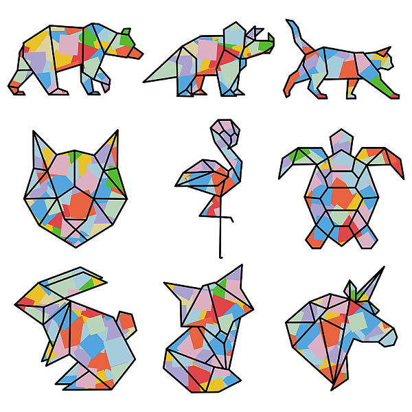 PandaHall GORGECRAFT 9 Styles Animal Paper Suncatcher Kit Sea Turtles Stained Window Glass Effect Paper Suncatcher Decal with 100Pcs 10..., Multicolor
PandaHall GORGECRAFT 9 Styles Animal Paper Suncatcher Kit Sea Turtles Stained Window Glass Effect Paper Suncatcher Decal with 100Pcs 10..., Multicolor