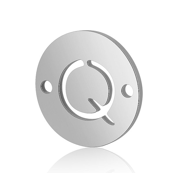 PandaHall Titanium Steel Links connectors, Flat Round with Letter, Stainless Steel Color, Letter.Q, 12x0.8mm, Hole: 0.8mm Titanium Steel...
PandaHall Titanium Steel Links connectors, Flat Round with Letter, Stainless Steel Color, Letter.Q, 12x0.8mm, Hole: 0.8mm Titanium Steel...