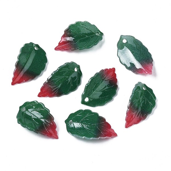PandaHall Plastic Pendants, Leaf, Dark Green, 22.5~23x13~13.5x4mm, Hole: 1.2mm Plastic Leaf
PandaHall Plastic Pendants, Leaf, Dark Green, 22.5~23x13~13.5x4mm, Hole: 1.2mm Plastic Leaf