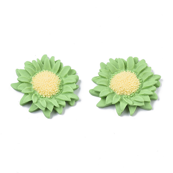 PandaHall Opaque Resin Cabochons, Flower, Light Green, 36x33x7.5mm Resin Flower Green
PandaHall Opaque Resin Cabochons, Flower, Light Green, 36x33x7.5mm Resin Flower Green