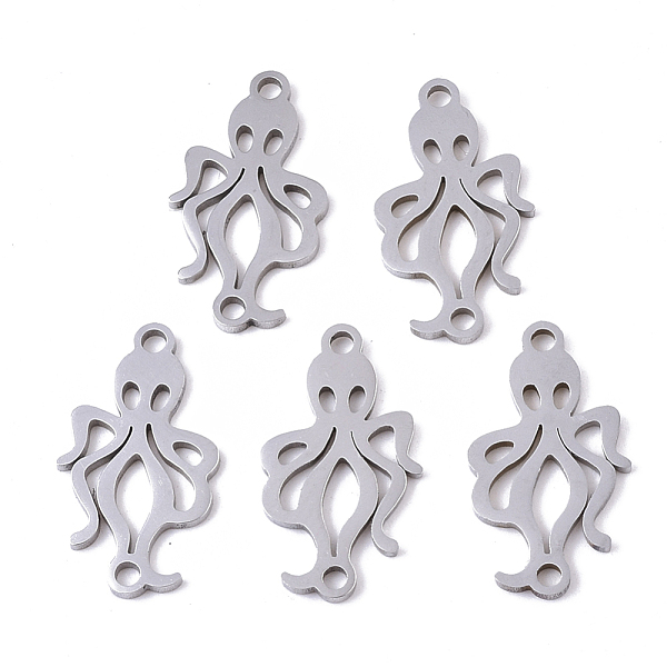 PandaHall 201 Stainless Steel Links connectors, Laser Cut, Squid, Stainless Steel Color, 18x10x1mm, Hole: 1.4mm 201 Stainless Steel Fish
PandaHall 201 Stainless Steel Links connectors, Laser Cut, Squid, Stainless Steel Color, 18x10x1mm, Hole: 1.4mm 201 Stainless Steel Fish