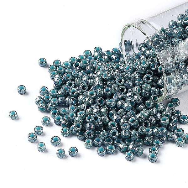PandaHall TOHO Round Seed Beads, Japanese Seed Beads, (1208) Opaque Blue Marbled, 8/0, 3mm, Hole: 1mm, about 222pcs/10g Glass Blue
PandaHall TOHO Round Seed Beads, Japanese Seed Beads, (1208) Opaque Blue Marbled, 8/0, 3mm, Hole: 1mm, about 222pcs/10g Glass Blue
