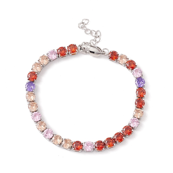 PandaHall Classic Cubic Zirconia Tennis Bracelet, Vacuum Plating 304 Stainless Steel Jewelry for Women, Stainless Steel Color, Colorful...
PandaHall Classic Cubic Zirconia Tennis Bracelet, Vacuum Plating 304 Stainless Steel Jewelry for Women, Stainless Steel Color, Colorful...