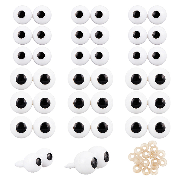 PandaHall arricraft 20 Pcs Safety Eyes, White Resin Eyes Craft Plastic Eyes Resin Filled Crochet Eyes Craft Filled Animal Eyes for Making...
PandaHall arricraft 20 Pcs Safety Eyes, White Resin Eyes Craft Plastic Eyes Resin Filled Crochet Eyes Craft Filled Animal Eyes for Making...