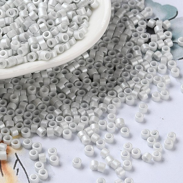 PandaHall Baking Paint Glass Seed Beads, Cylinder, WhiteSmoke, 2.5x2mm, Hole: 1.4mm, about 5039pcs/50g Glass White
PandaHall Baking Paint Glass Seed Beads, Cylinder, WhiteSmoke, 2.5x2mm, Hole: 1.4mm, about 5039pcs/50g Glass White