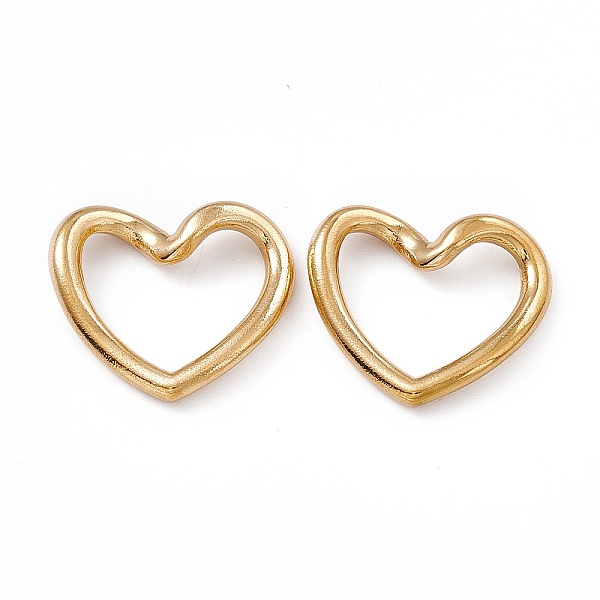 PandaHall Ion Plating(IP) 304 Stainless Steel Link Rings, Twisted Heart, Real 18K Gold Plated, 17x20x2mm, Inner Diameter: 9x15mm 304...
PandaHall Ion Plating(IP) 304 Stainless Steel Link Rings, Twisted Heart, Real 18K Gold Plated, 17x20x2mm, Inner Diameter: 9x15mm 304...