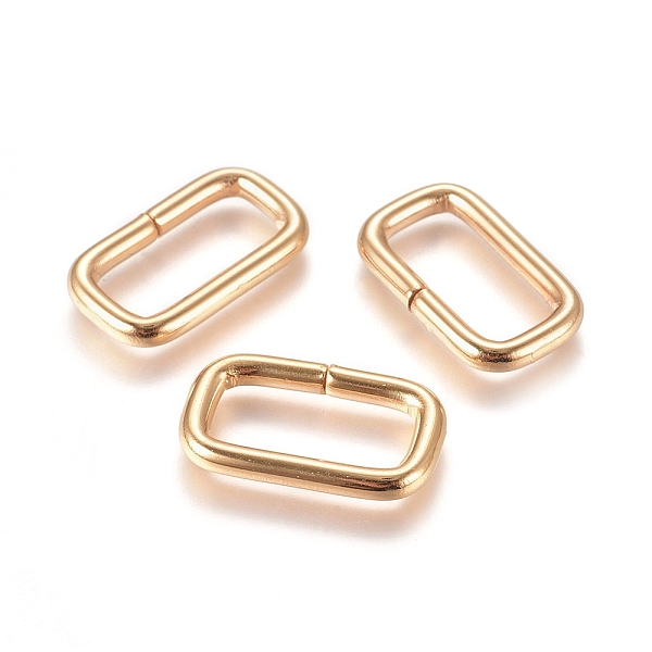 PandaHall 304 Stainless Steel Quick Link Connectors, Linking Rings, Closed but Unsoldered, Rectangle, Golden, 20x12x2.5mm, Inner Diameter...
PandaHall 304 Stainless Steel Quick Link Connectors, Linking Rings, Closed but Unsoldered, Rectangle, Golden, 20x12x2.5mm, Inner Diameter...