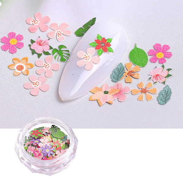 PandaHall Paper Cabochons, Nail Art Decorations, Flower and Leaf, Mixed Color Paper Flower Multicolor
PandaHall Paper Cabochons, Nail Art Decorations, Flower and Leaf, Mixed Color Paper Flower Multicolor