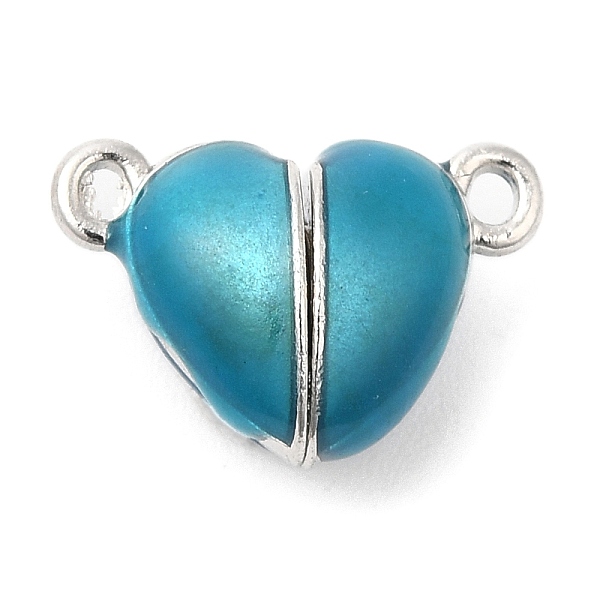 PandaHall Heart Alloy Enamel Magnetic Clasps, for Couple Jewelry Bracelets Pendants Necklaces Making, Platinum, Deep Sky Blue, 10x15x7mm...
PandaHall Heart Alloy Enamel Magnetic Clasps, for Couple Jewelry Bracelets Pendants Necklaces Making, Platinum, Deep Sky Blue, 10x15x7mm...