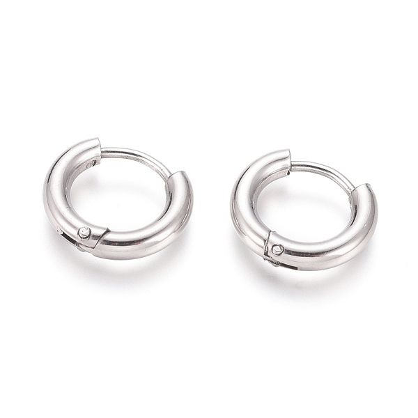 PandaHall 304 Stainless Steel Huggie Hoop Earrings, Hypoallergenic Earrings, with 316 Surgical Stainless Steel Pin, Stainless Steel Color...
PandaHall 304 Stainless Steel Huggie Hoop Earrings, Hypoallergenic Earrings, with 316 Surgical Stainless Steel Pin, Stainless Steel Color...