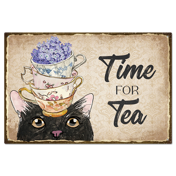 PandaHall Vintage Metal Tin Sign, Iron Wall Decor for Bars, Restaurants, Cafe Pubs, Rectangle, Cat Shape, 300x200x0.5mm Iron Cat Shape
PandaHall Vintage Metal Tin Sign, Iron Wall Decor for Bars, Restaurants, Cafe Pubs, Rectangle, Cat Shape, 300x200x0.5mm Iron Cat Shape