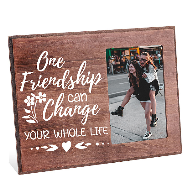 PandaHall MDF Wood Photo Frames, for Tabletop Display Photo Frame, Rectangle, Word, 195x254x12mm Wood Word
PandaHall MDF Wood Photo Frames, for Tabletop Display Photo Frame, Rectangle, Word, 195x254x12mm Wood Word