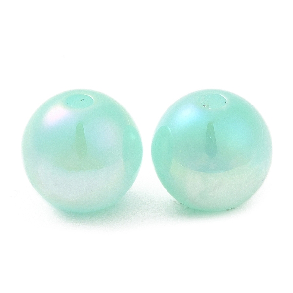 PandaHall Iridescent Opaque Resin Beads, Candy Beads, Round, Turquoise, 10x9.5mm, Hole: 1.8mm Resin Round Green
PandaHall Iridescent Opaque Resin Beads, Candy Beads, Round, Turquoise, 10x9.5mm, Hole: 1.8mm Resin Round Green