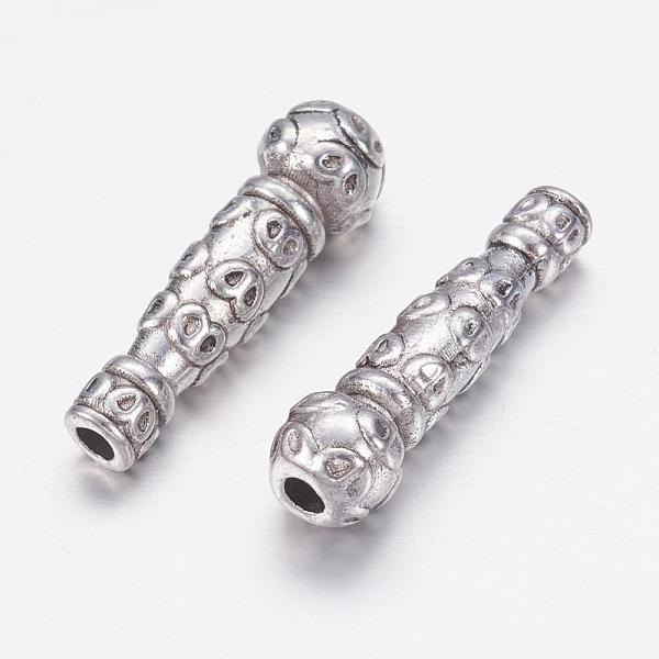 PandaHall Tibetan Style Alloy Beads, Lead Free & Nickel Free & Cadmium Free, Column, Antique Silver, about 22.5x7mm, Hole: 2.4mm Alloy Tube
PandaHall Tibetan Style Alloy Beads, Lead Free & Nickel Free & Cadmium Free, Column, Antique Silver, about 22.5x7mm, Hole: 2.4mm Alloy Tube