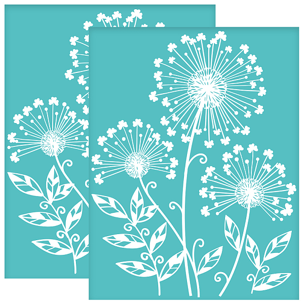 PandaHall OLYCRAFT 2Pcs 8.6x11 Inch Dandelion Pattern Self-Adhesive Silk Screen Printing Stencil Trefoil Silk Screen Stencil Plant Theme...
PandaHall OLYCRAFT 2Pcs 8.6x11 Inch Dandelion Pattern Self-Adhesive Silk Screen Printing Stencil Trefoil Silk Screen Stencil Plant Theme...