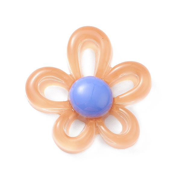 PandaHall Translucent Resin Cabochons, Hollow Flower, PeachPuff, 28.5x28x6.8mm Resin Flower Brown
PandaHall Translucent Resin Cabochons, Hollow Flower, PeachPuff, 28.5x28x6.8mm Resin Flower Brown