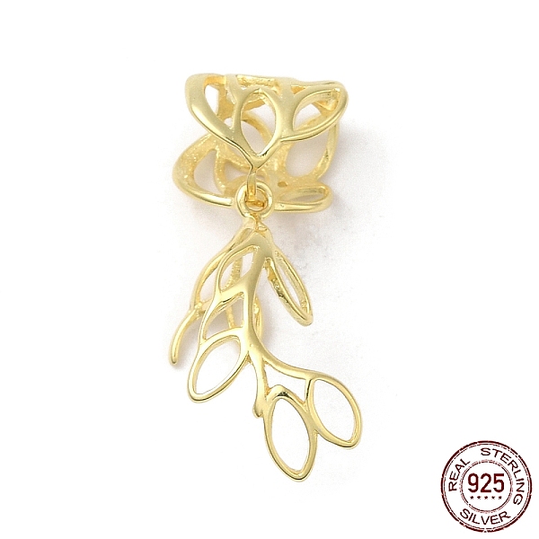 PandaHall Rack Plating 925 Sterling Silver Ice Pick Pinch Bails, Leaf, Real 18K Gold Plated, 26x9.5mm, Hole: 7x5mm, Pin: 0.9mm Sterling...
PandaHall Rack Plating 925 Sterling Silver Ice Pick Pinch Bails, Leaf, Real 18K Gold Plated, 26x9.5mm, Hole: 7x5mm, Pin: 0.9mm Sterling...