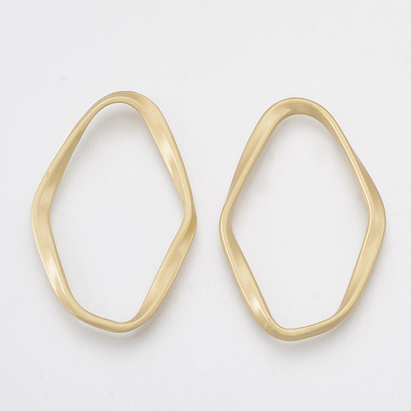 PandaHall Smooth Surface Alloy Linking Rings, Oval, Matte Gold Color, 42.5x28x3mm Alloy Oval
PandaHall Smooth Surface Alloy Linking Rings, Oval, Matte Gold Color, 42.5x28x3mm Alloy Oval
