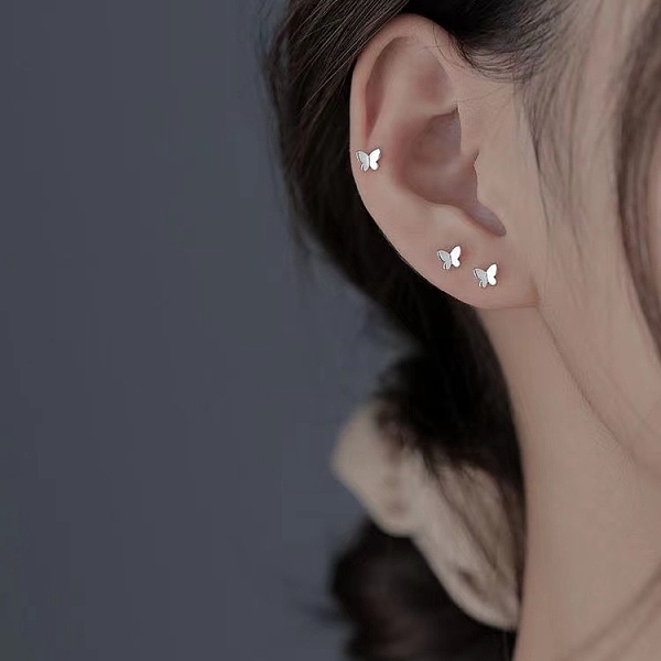 PandaHall Alloy Earrings for Women, with 925 Sterling Silver Pin, Butterfly, 10mm Alloy Butterfly
PandaHall Alloy Earrings for Women, with 925 Sterling Silver Pin, Butterfly, 10mm Alloy Butterfly