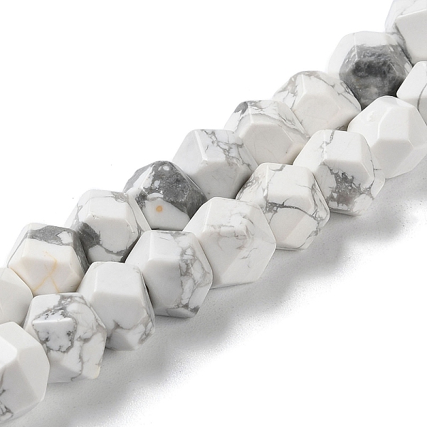 PandaHall Natural Howlite Star Cut Round Beads Strands, Faceted, 7~8.5x7~8.5x7~8.5mm, Hole: 1.2mm, about 25~26pcs/strand, 8.39''~8.62''...
PandaHall Natural Howlite Star Cut Round Beads Strands, Faceted, 7~8.5x7~8.5x7~8.5mm, Hole: 1.2mm, about 25~26pcs/strand, 8.39''~8.62''...