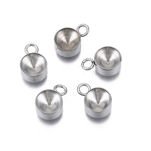 PandaHall 201 Stainless Steel Pendant Rhinestone Settings, Flat Round, Stainless Steel Color, Fit for 7mm Rhinestone, 12x8x4mm, Hole: 2mm...
PandaHall 201 Stainless Steel Pendant Rhinestone Settings, Flat Round, Stainless Steel Color, Fit for 7mm Rhinestone, 12x8x4mm, Hole: 2mm...