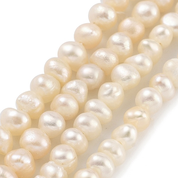 PandaHall Natural Cultured Freshwater Pearl Beads Strands, Potato, Navajo White, 2.5~3mm, Hole: 0.5mm, about 82~83pcs/strand, 7.09 inch...
PandaHall Natural Cultured Freshwater Pearl Beads Strands, Potato, Navajo White, 2.5~3mm, Hole: 0.5mm, about 82~83pcs/strand, 7.09 inch...