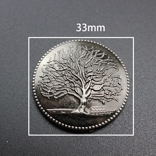 PandaHall Flat Round with Tree of Life Alloy Collision Rivets, Semi-Tublar Rivet, for Belt Clothes Purse Handbag Leather Craft DIY Handmade...
PandaHall Flat Round with Tree of Life Alloy Collision Rivets, Semi-Tublar Rivet, for Belt Clothes Purse Handbag Leather Craft DIY Handmade...