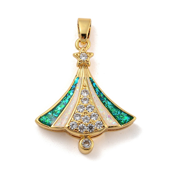 PandaHall Christmas Brass Micro Pave Cubic Zirconia Pendant, with Synthetic Opal, Christmas Tree, Snow, 29x24.5x5.5mm, Hole: 5x3mm..., White
PandaHall Christmas Brass Micro Pave Cubic Zirconia Pendant, with Synthetic Opal, Christmas Tree, Snow, 29x24.5x5.5mm, Hole: 5x3mm..., White