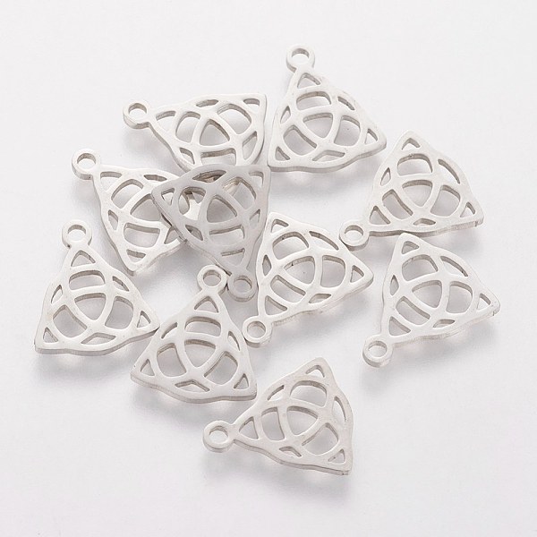 PandaHall 304 Stainless Steel Charms, Knot, Stainless Steel Color, 14x11.5x1.1mm, Hole: 1.5mm 304 Stainless Steel Others
PandaHall 304 Stainless Steel Charms, Knot, Stainless Steel Color, 14x11.5x1.1mm, Hole: 1.5mm 304 Stainless Steel Others