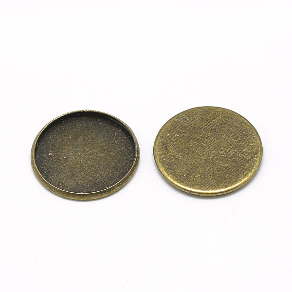 PandaHall Iron Plain Edge Bezel Cups, Cabochon Settings, Flat Round, Antique Bronze, Tray: 20mm, 22x2mm Iron Flat Round
PandaHall Iron Plain Edge Bezel Cups, Cabochon Settings, Flat Round, Antique Bronze, Tray: 20mm, 22x2mm Iron Flat Round