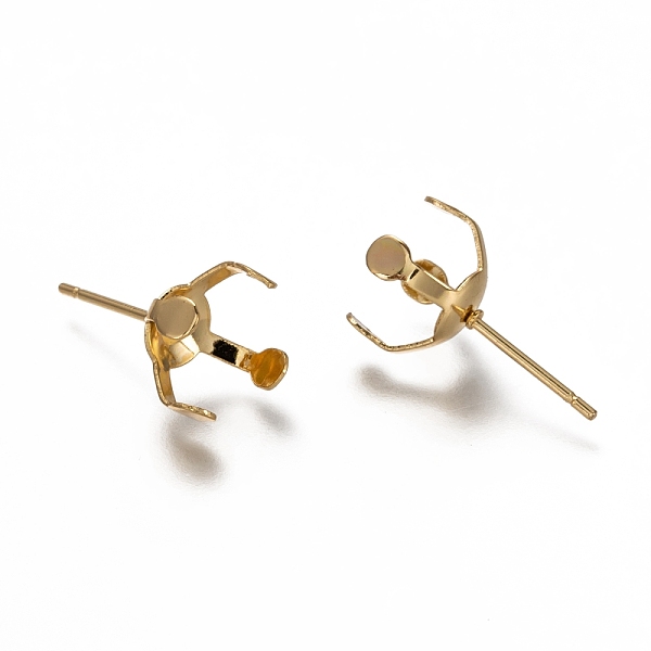PandaHall 304 Stainless Steel Stud Earring Settings, Prong Earring Settings, Real 18k Gold Plated, Fit For 10 mm Rhinestone, 18x9x11mm, Pin...
PandaHall 304 Stainless Steel Stud Earring Settings, Prong Earring Settings, Real 18k Gold Plated, Fit For 10 mm Rhinestone, 18x9x11mm, Pin...