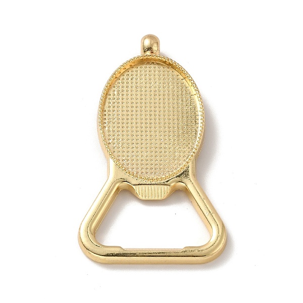 PandaHall Alloy Pendant Cabochons Settings, Bottle Opener, Oval, Light Gold, Tray: 34.5x24.5mm, 66x37x4mm, Hole: 3.5mm Alloy Oval
PandaHall Alloy Pendant Cabochons Settings, Bottle Opener, Oval, Light Gold, Tray: 34.5x24.5mm, 66x37x4mm, Hole: 3.5mm Alloy Oval