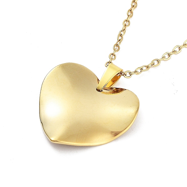 PandaHall Heart 304 Stainless Steel Pendant Necklaces, Cable Chains Necklaces for Women, Real 18K Gold Plated, 15.75 inch(40cm), pendant...
PandaHall Heart 304 Stainless Steel Pendant Necklaces, Cable Chains Necklaces for Women, Real 18K Gold Plated, 15.75 inch(40cm), pendant...