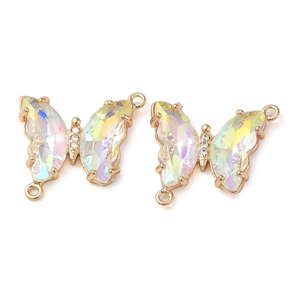 PandaHall Brass Pave Faceted Glass Connector Charms, Golden Tone Butterfly Links, White, 20x22x5mm, Hole: 1.2mm Brass+Glass Butterfly White
PandaHall Brass Pave Faceted Glass Connector Charms, Golden Tone Butterfly Links, White, 20x22x5mm, Hole: 1.2mm Brass+Glass Butterfly White