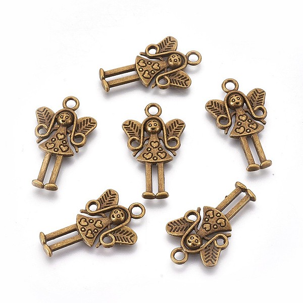 PandaHall Tibetan Style Alloy Fairy Pendants, Cadmium Free & Lead Free, Antique Bronze, 25x15x2mm Alloy Angel & Fairy
PandaHall Tibetan Style Alloy Fairy Pendants, Cadmium Free & Lead Free, Antique Bronze, 25x15x2mm Alloy Angel & Fairy