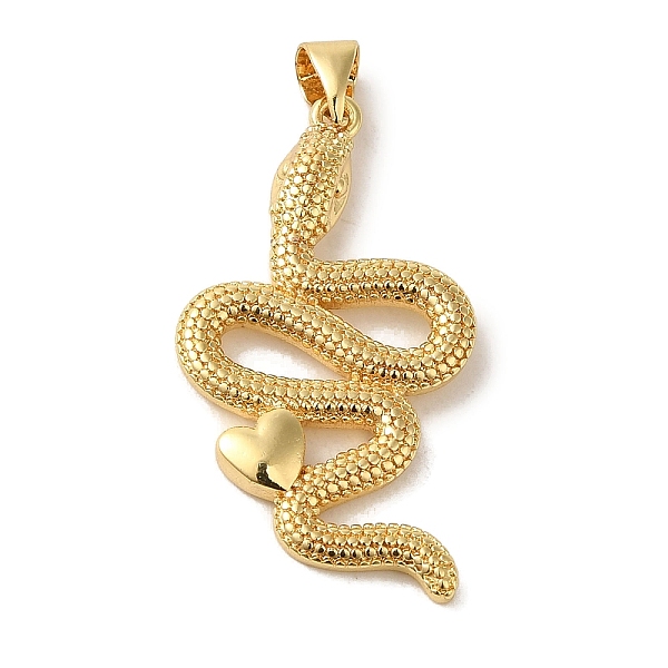PandaHall Brass Pendant, Real 18K Gold Plated, Snake, 34x18x3mm, Hole: 5.5x3.5mm Brass Snake
PandaHall Brass Pendant, Real 18K Gold Plated, Snake, 34x18x3mm, Hole: 5.5x3.5mm Brass Snake
