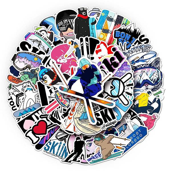 PandaHall Skiing Theme Waterproof PVC Adhesive Stickers, for Suitcase, Skateboard, Refrigerator, Helmet, Mobile Phone Shell, Notebooks..., Multicolor
PandaHall Skiing Theme Waterproof PVC Adhesive Stickers, for Suitcase, Skateboard, Refrigerator, Helmet, Mobile Phone Shell, Notebooks..., Multicolor