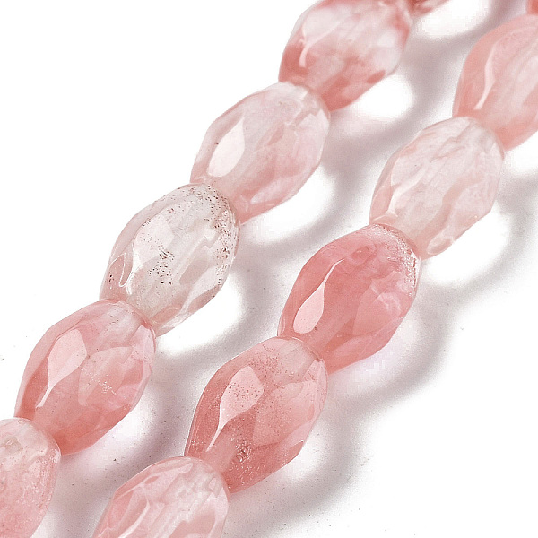 PandaHall Cherry Quartz Glss Beads Strands, Faceted Rice, 12.5x8mm, Hole: 1.2mm, about 16pcs/strand, 7.68''(19.5cm) Cherry Quartz Glass Rice
PandaHall Cherry Quartz Glss Beads Strands, Faceted Rice, 12.5x8mm, Hole: 1.2mm, about 16pcs/strand, 7.68''(19.5cm) Cherry Quartz Glass Rice