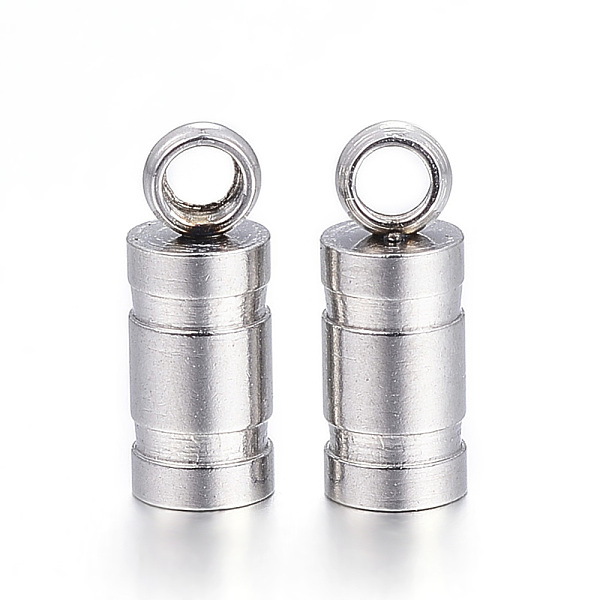 PandaHall 201 Stainless Steel Cord Ends, End Caps, Tube, Stainless Steel Color, 8x3mm, Hole: 1.2mm, Inner Diameter: 2mm 201 Stainless Steel
PandaHall 201 Stainless Steel Cord Ends, End Caps, Tube, Stainless Steel Color, 8x3mm, Hole: 1.2mm, Inner Diameter: 2mm 201 Stainless Steel
