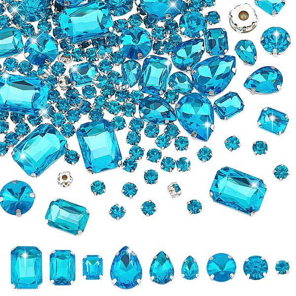 PandaHall 198pcs Sew on Rhinestones, 9 Size Flatback Claw Rhinestones for Sewing Blue Glass Rhinestones with Silver Prong Setting for..., Multicolor
PandaHall 198pcs Sew on Rhinestones, 9 Size Flatback Claw Rhinestones for Sewing Blue Glass Rhinestones with Silver Prong Setting for..., Multicolor