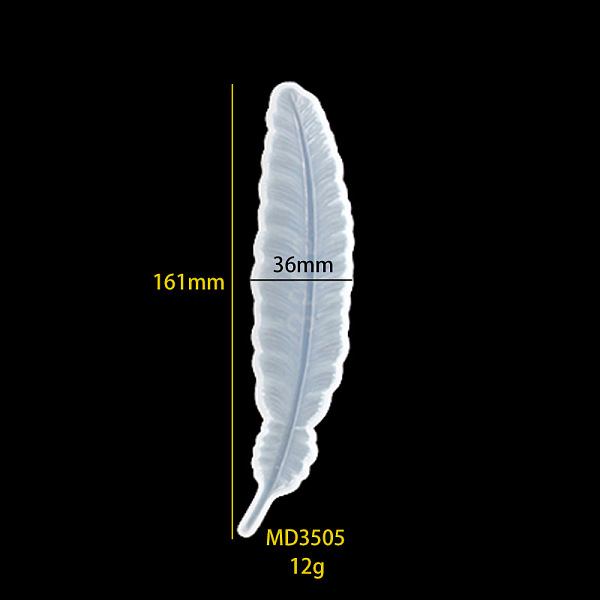 PandaHall Bookmark Molds Silicone Molds, for UV Resin, Epoxy Resin Jewelry Making, Feather, White, 161x36mm Silicone Feather White
PandaHall Bookmark Molds Silicone Molds, for UV Resin, Epoxy Resin Jewelry Making, Feather, White, 161x36mm Silicone Feather White