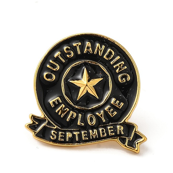 PandaHall Golden Tone Alloy Outstanding Employee of The Month Enamel Pins, Employee Reward Broch, Black, September, 23x24x2mm Alloy+Enamel...
PandaHall Golden Tone Alloy Outstanding Employee of The Month Enamel Pins, Employee Reward Broch, Black, September, 23x24x2mm Alloy+Enamel...